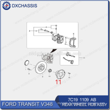 Pièces de rechange automatiques véritables pour le moyeu de roue arrière de Ford Transit 7C19 1109 AB